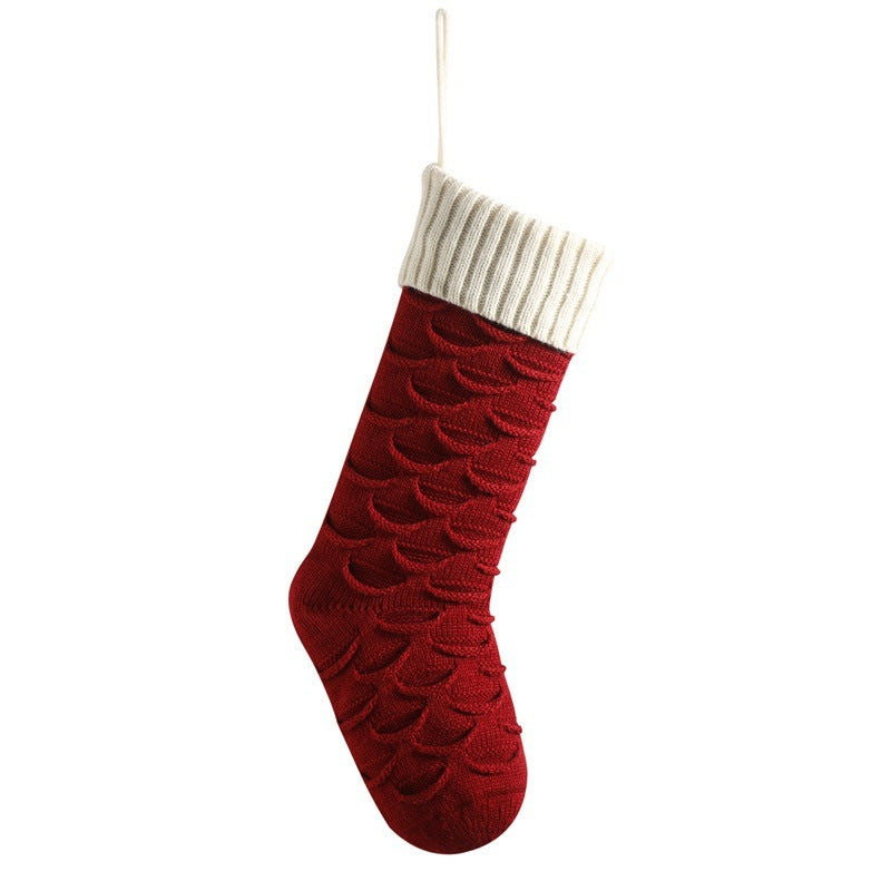 Christmas Decorative Socks Knitted Hanging Decoration