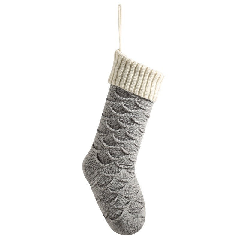 Christmas Decorative Socks Knitted Hanging Decoration