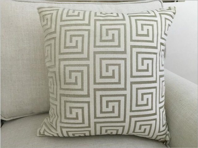 Home Decorative Sofa Throw Pillows Flannel Cushion Cover