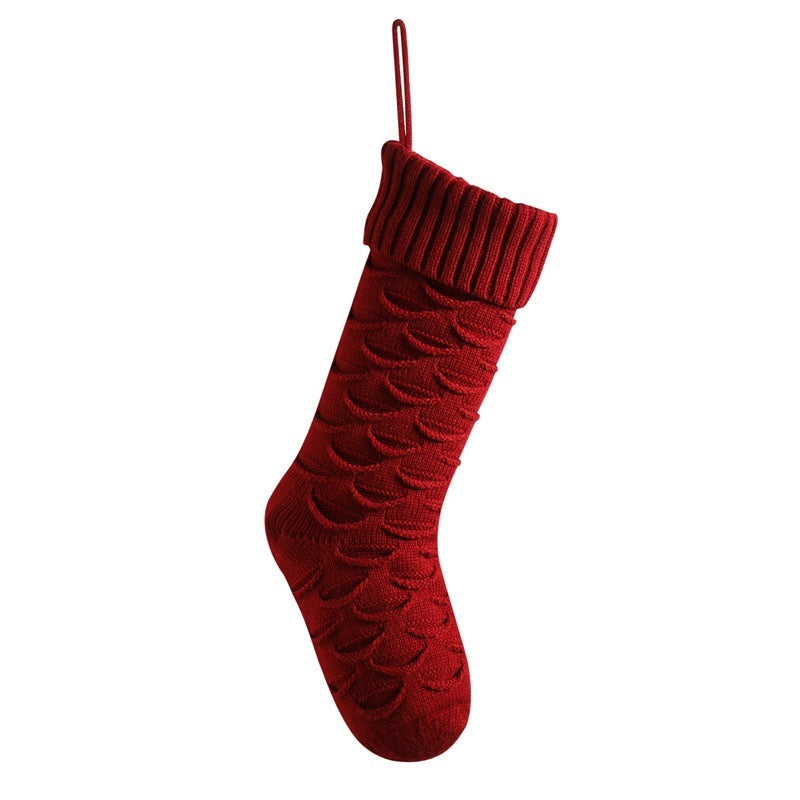 Christmas Decorative Socks Knitted Hanging Decoration